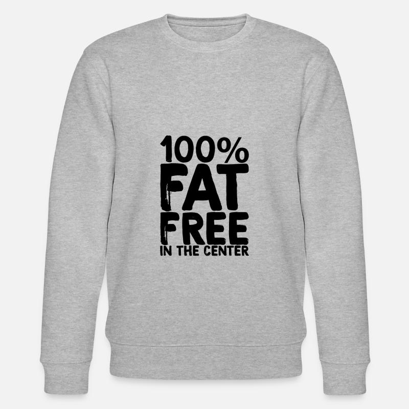 100% sans gras au centre - Sweat bio CHANGER Stanley/Stella Unisexe - gris chiné