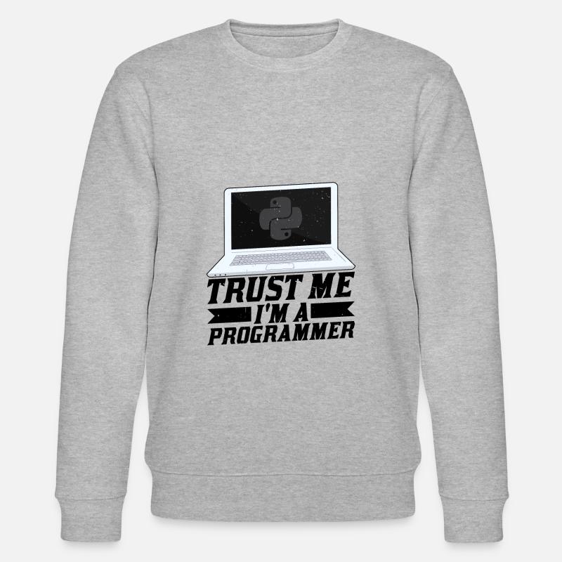 Trust Me I'm A Programmer - Stanley/Stella CHANGER Unisex Organic Sweatshirt - heather grey