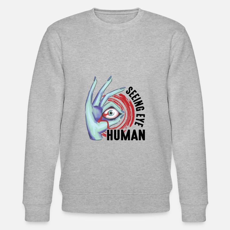 Seeing Eye Human 13 - Sweat bio CHANGER Stanley/Stella Unisexe - gris chiné