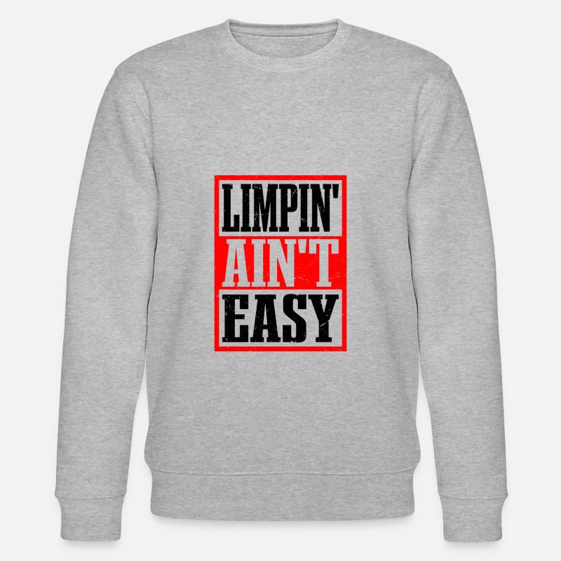 Limpin' Ain't Easy 21 - Stanley/Stella Unisex Bio-Sweatshirt CHANGER  - Grau meliert