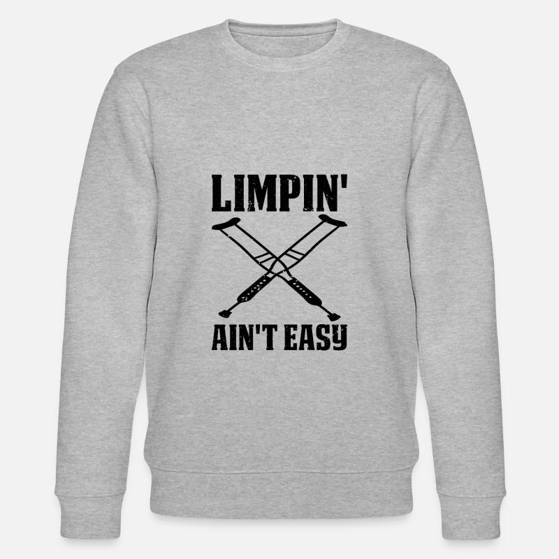 Limpin' Ain't Easy 20 - Stanley/Stella Unisex Bio-Sweatshirt CHANGER  - Grau meliert