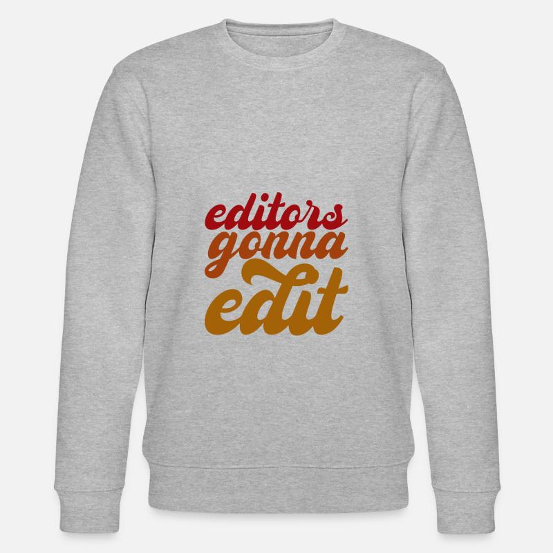 Editors going to Edit - Stanley/Stella CHANGER Unisex Organic Sweatshirt - heather grey