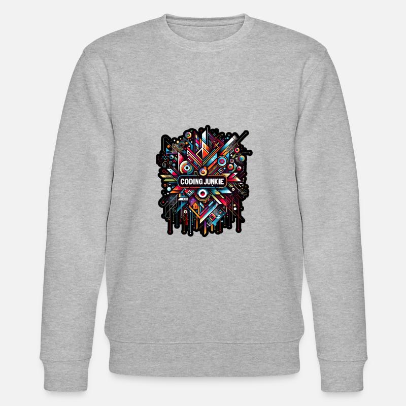 Accro au codage 10 - Sweat bio CHANGER Stanley/Stella Unisexe - gris chiné