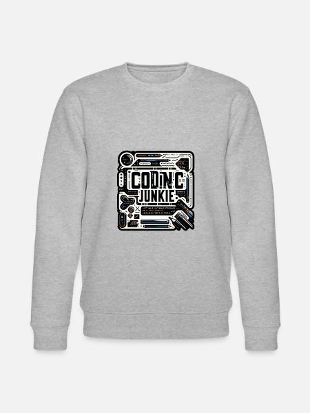 Coding Junkie 11 - Stanley/Stella CHANGER Unisex Organic Sweatshirt - heather grey