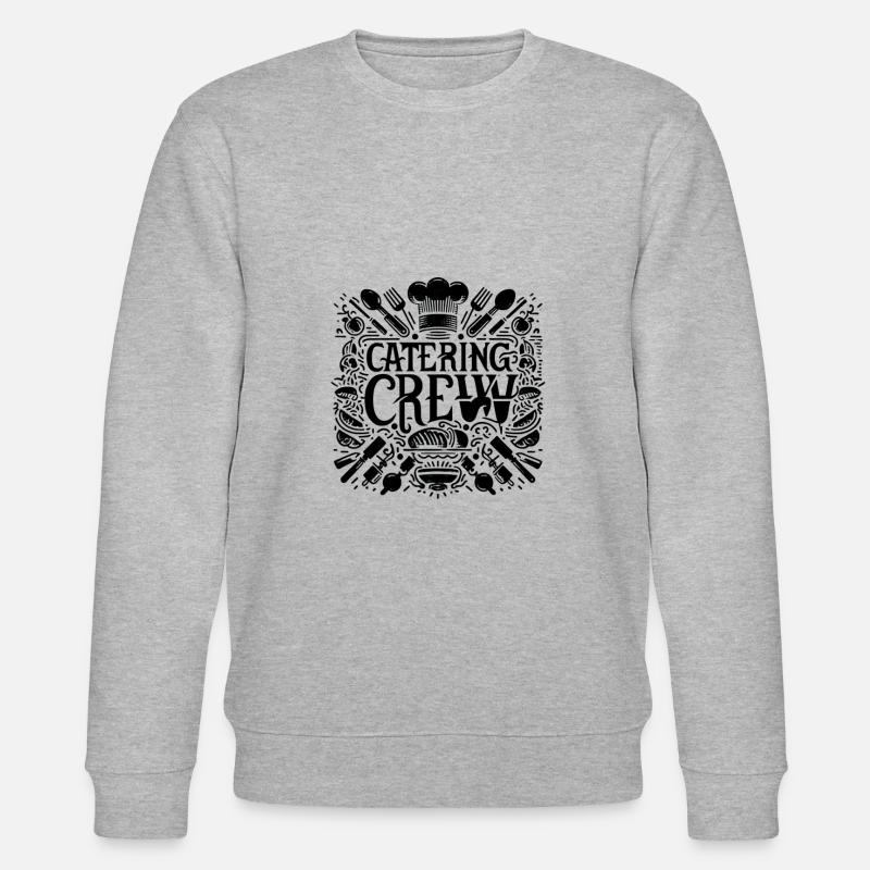 Équipe de restauration 9 - Sweat bio CHANGER Stanley/Stella Unisexe - gris chiné