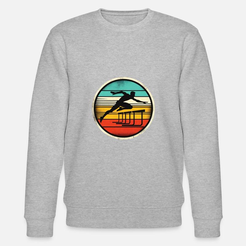 Hurdle Sprinter - Stanley/Stella Unisex Bio-Sweatshirt CHANGER  - Grau meliert