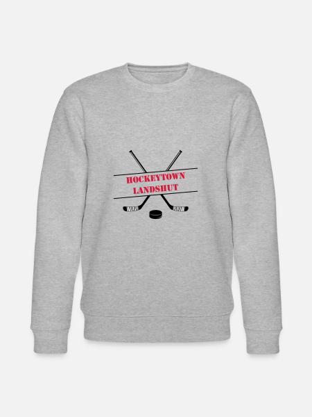 Hockeytown Landshut - Stanley/Stella Unisex Bio-Sweatshirt CHANGER - Grau meliert