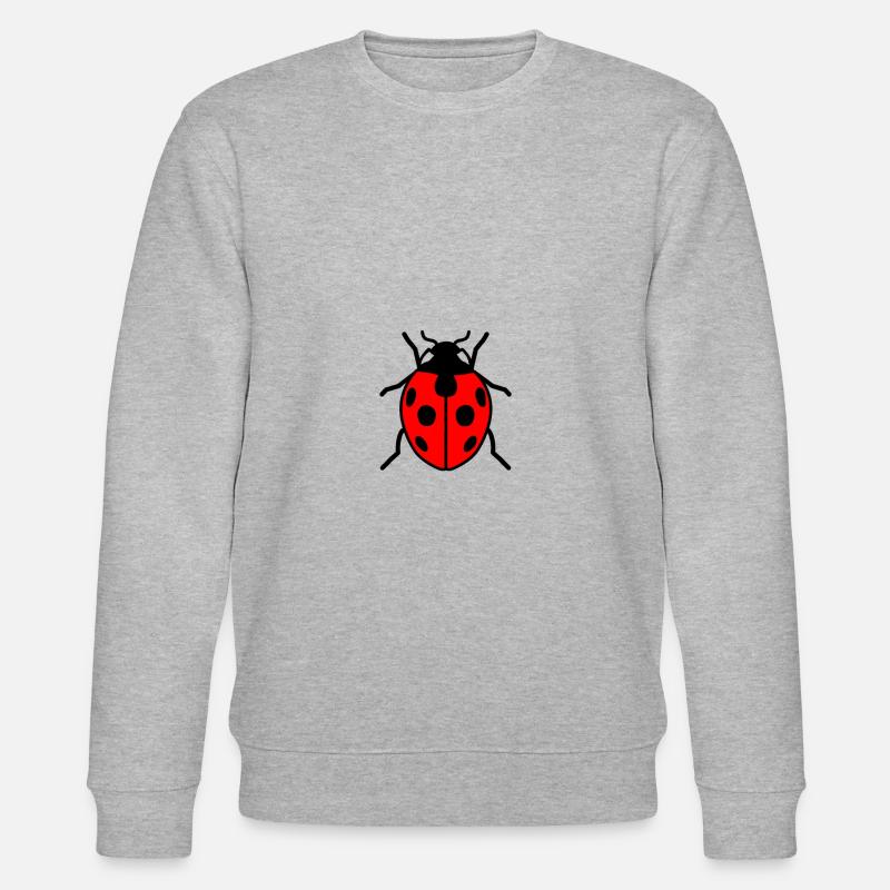 Marienkäfer - Stanley/Stella Unisex Bio-Sweatshirt CHANGER  - Grau meliert