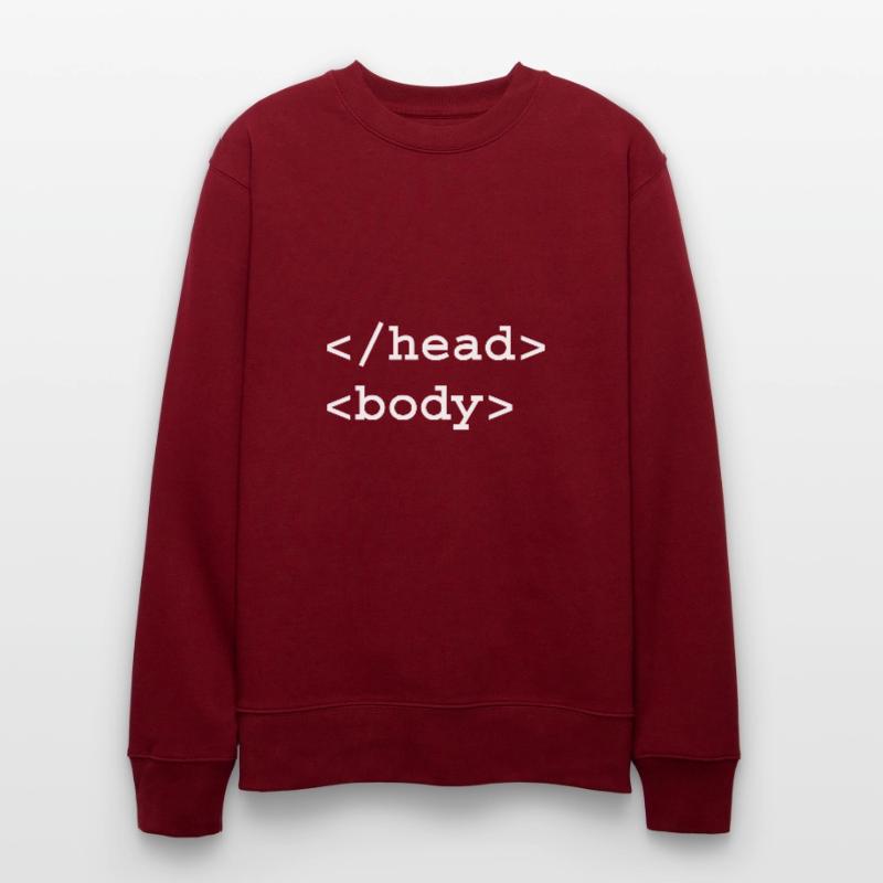 Head Body HTML Tag Front-End Web Developer Sweat bio CHANGER Stanley/Stella Unisexe