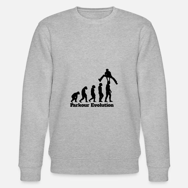 Parkour Sport Freerunning development - Stanley/Stella CHANGER Unisex Organic Sweatshirt - heather grey