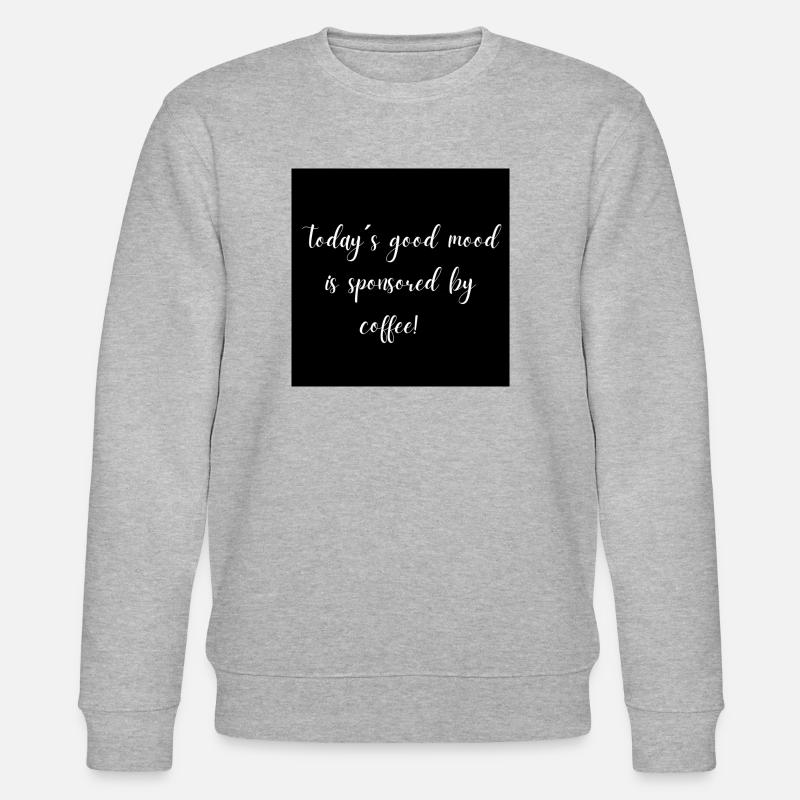 Coffee - Stanley/Stella Unisex Bio-Sweatshirt CHANGER  - Grau meliert