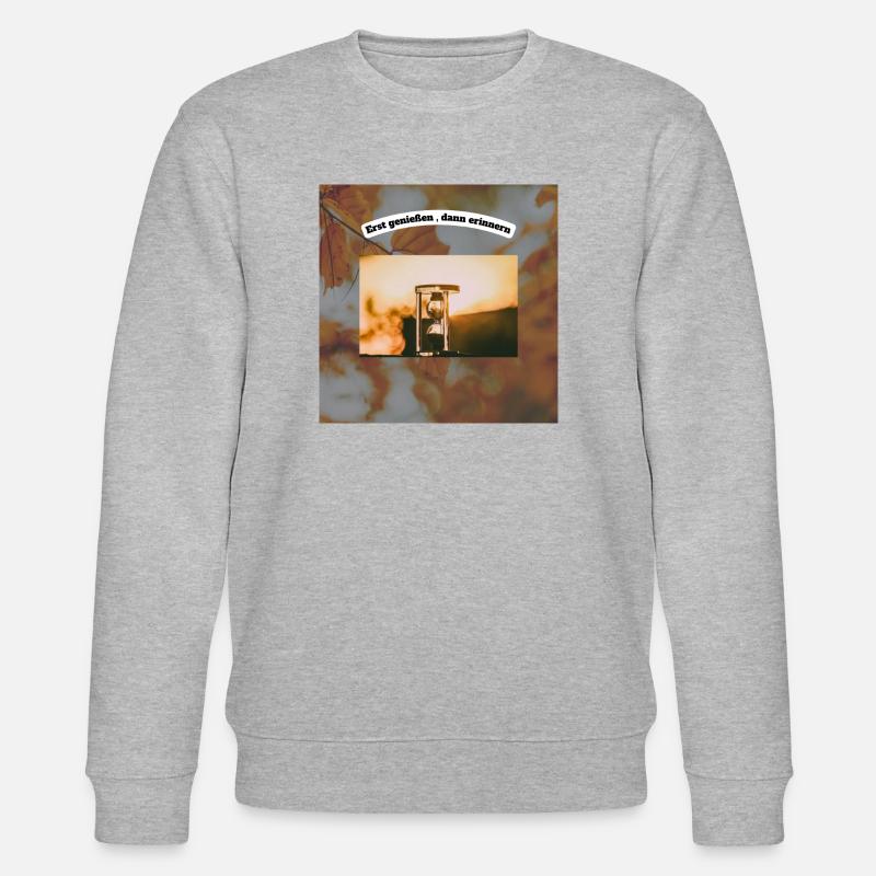 Herbst-Design - Stanley/Stella Unisex Bio-Sweatshirt CHANGER  - Grau meliert