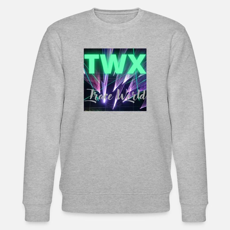 TraceWorld - Stanley/Stella Unisex Bio-Sweatshirt CHANGER  - Grau meliert