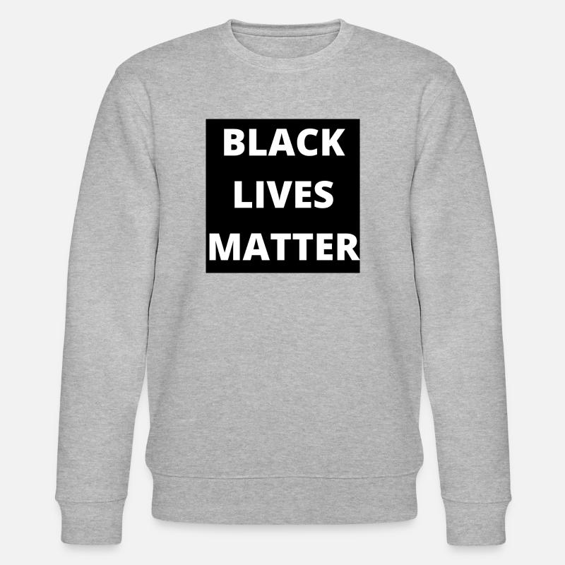 Black Lives Matter - Stanley/Stella Unisex Bio-Sweatshirt CHANGER - Grau meliert