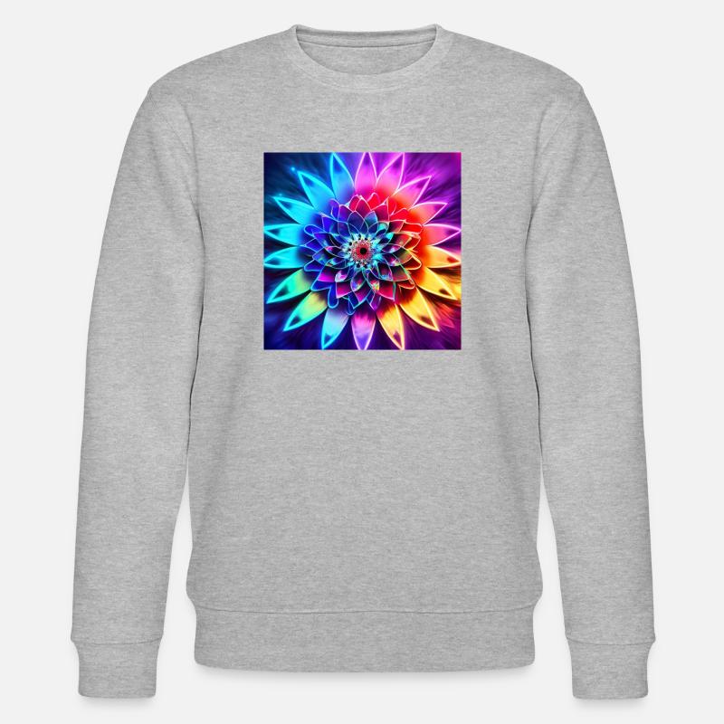 Fleur - Sweat bio CHANGER Stanley/Stella Unisexe - gris chiné
