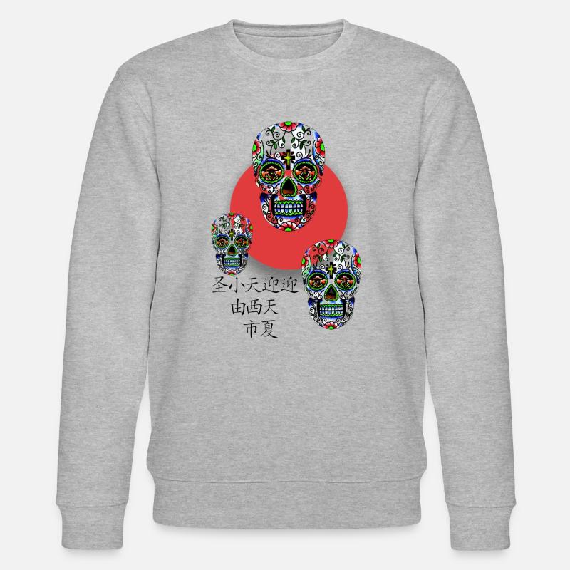 CALAVERA - Stanley/Stella Unisex Bio-Sweatshirt CHANGER  - Grau meliert