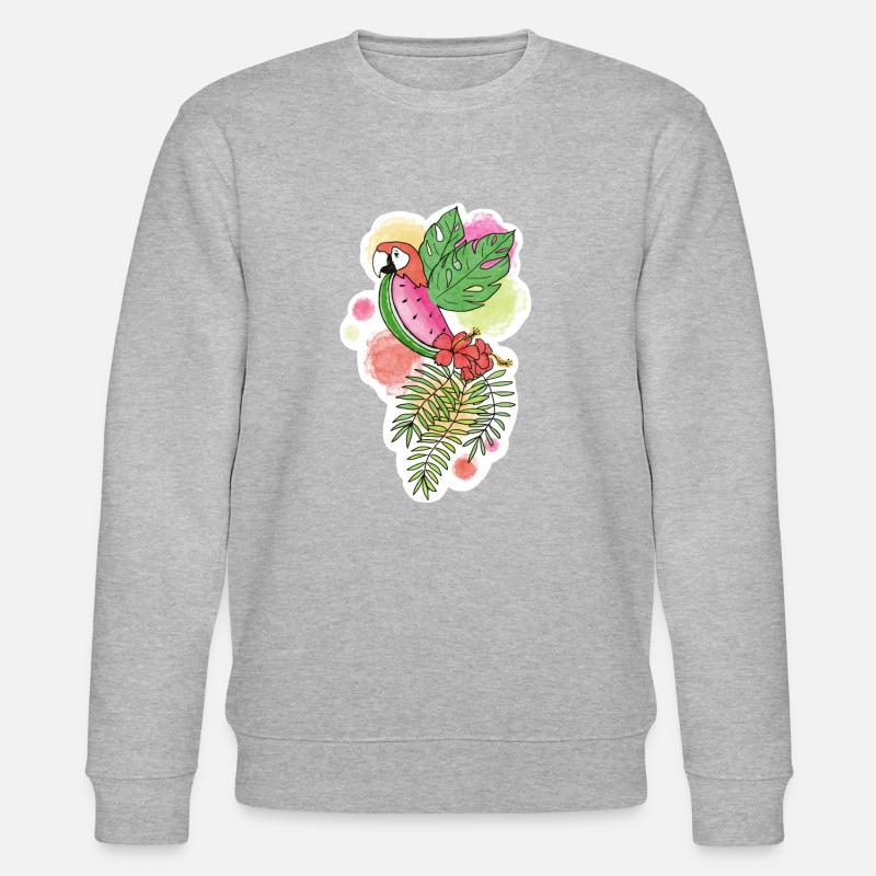 le perroquastecus - Sweat bio CHANGER Stanley/Stella Unisexe - gris chiné