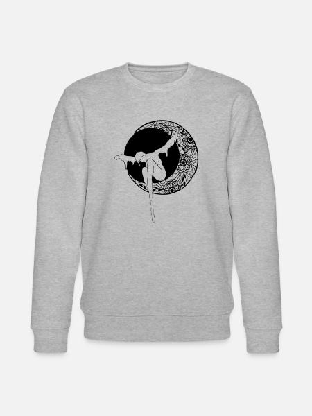 Moon of lace - Stanley/Stella CHANGER Unisex Organic Sweatshirt - heather grey