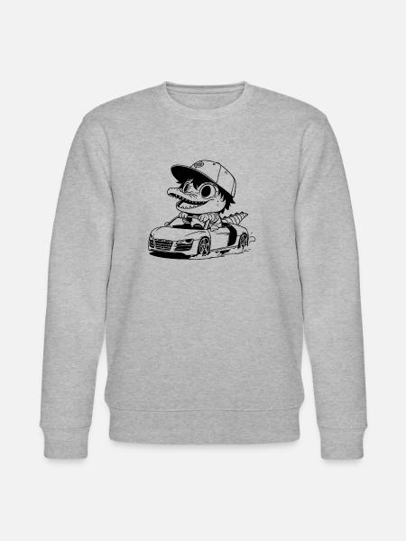 croco voiture - Sweat bio CHANGER Stanley/Stella Unisexe - gris chiné
