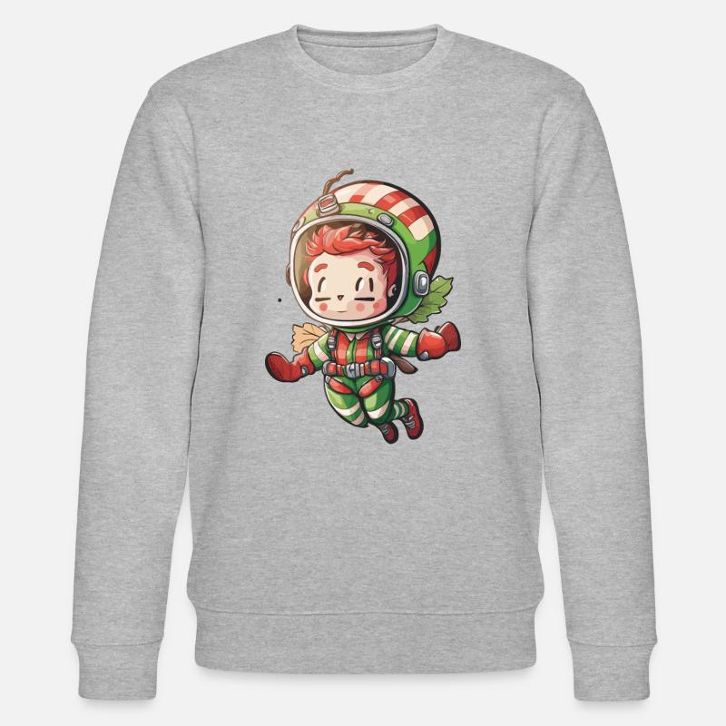 Himmelhohe Äpfel - Stanley/Stella Unisex Bio-Sweatshirt CHANGER  - Grau meliert