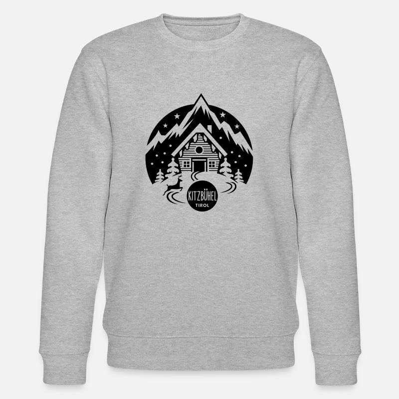 Kitzbühel Tirol - Stanley/Stella Unisex Bio-Sweatshirt CHANGER  - Grau meliert