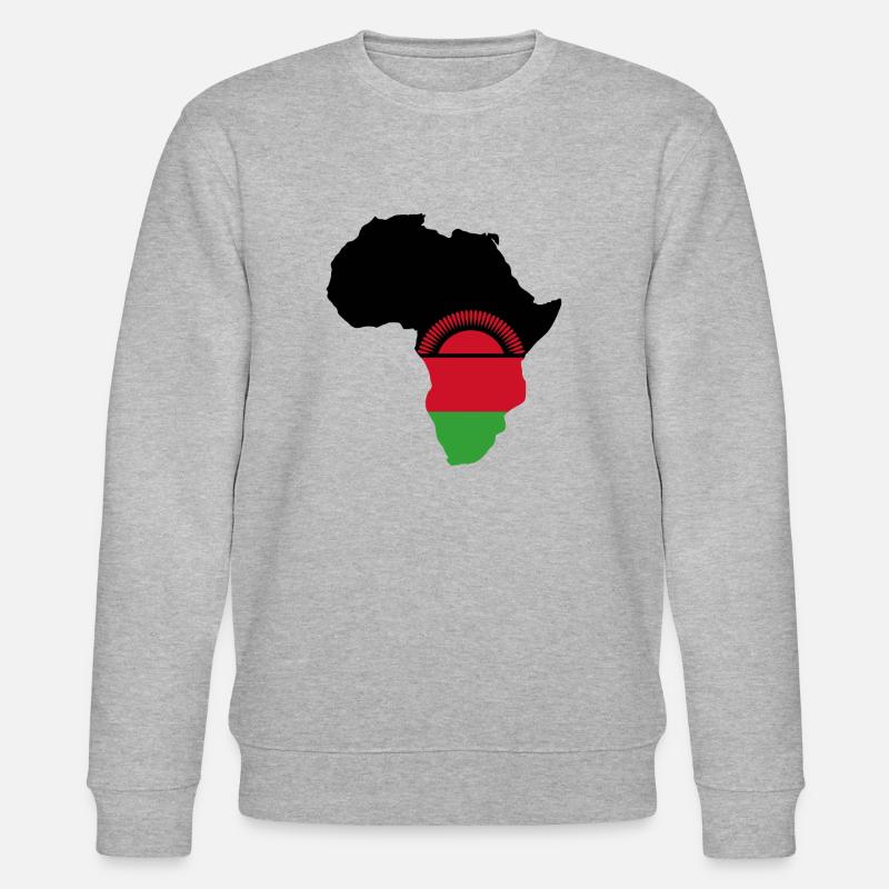 Malawi - Stanley/Stella Unisex Bio-Sweatshirt CHANGER  - Grau meliert
