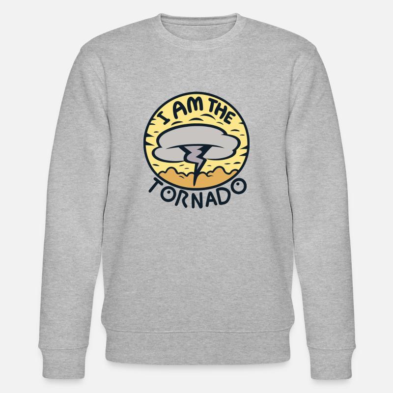 Je suis la tornade - Sweat bio CHANGER Stanley/Stella Unisexe - gris chiné