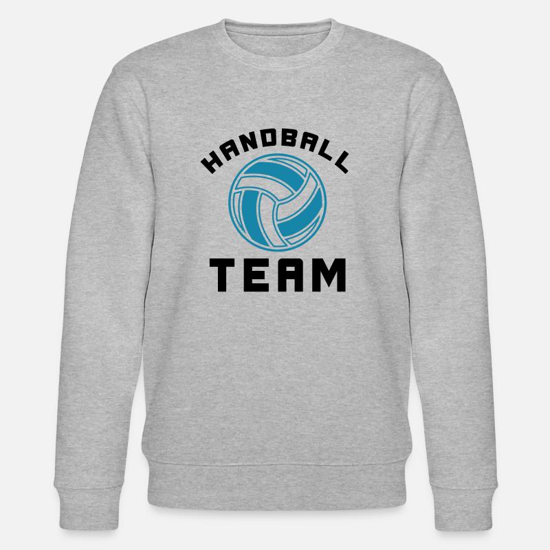 handball team - Stanley/Stella Unisex Bio-Sweatshirt CHANGER  - Grau meliert