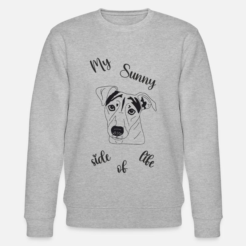Jack Russell Terrier - Stanley/Stella Unisex Bio-Sweatshirt CHANGER  - Grau meliert