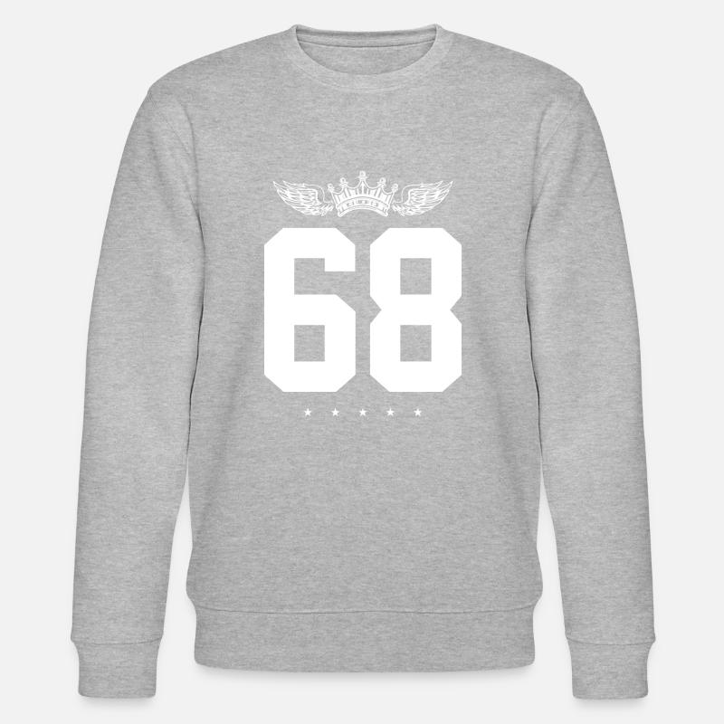 68 Couronne numérique - Sweat bio CHANGER Stanley/Stella Unisexe - gris chiné