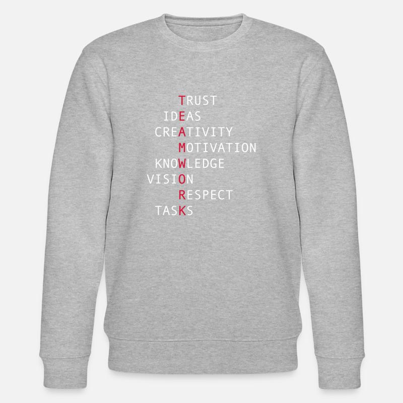 Travail d'équipe - Sweat bio CHANGER Stanley/Stella Unisexe - gris chiné