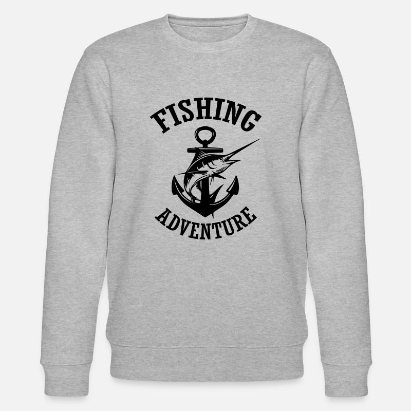 Aventure de pêche - Sweat bio CHANGER Stanley/Stella Unisexe - gris chiné
