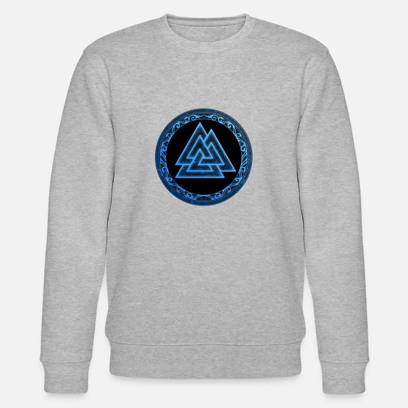 Valknut - Stanley/Stella Unisex Bio-Sweatshirt CHANGER - Grau meliert