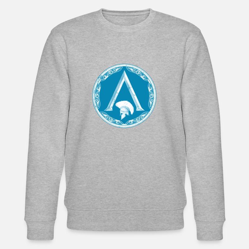 Sparta Symbol - Stanley/Stella Unisex Bio-Sweatshirt CHANGER  - Grau meliert