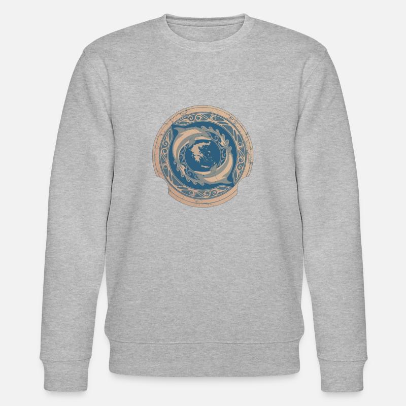 Grèce - Sweat bio CHANGER Stanley/Stella Unisexe - gris chiné