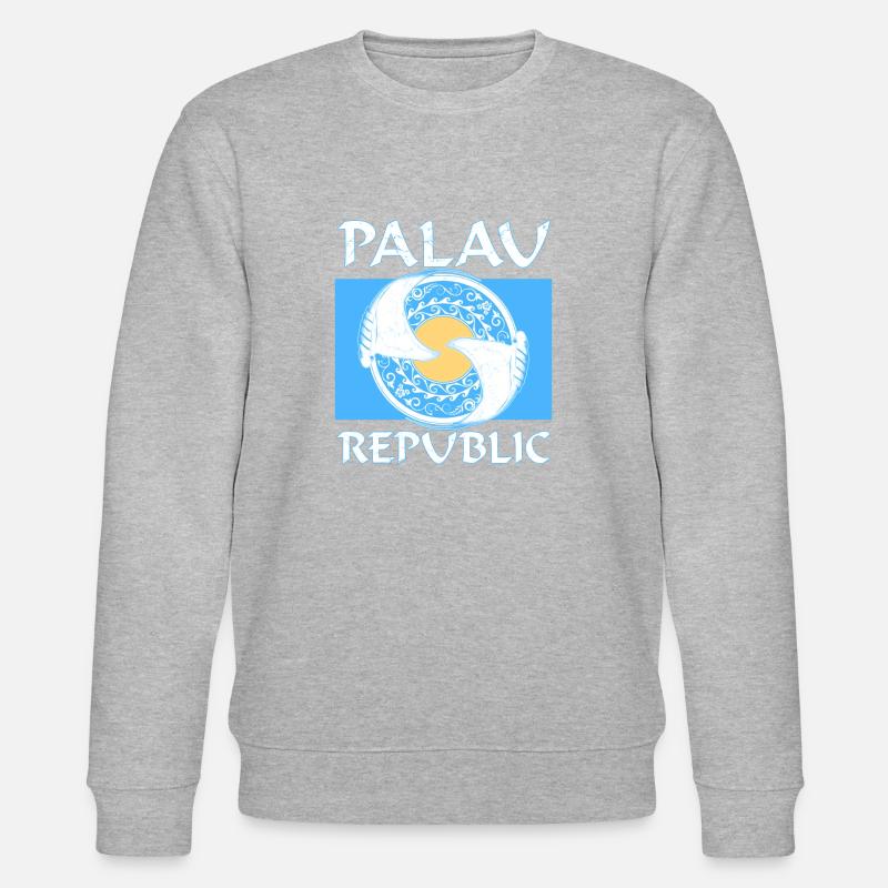 Palau Mantarochen - Stanley/Stella Unisex Bio-Sweatshirt CHANGER  - Grau meliert