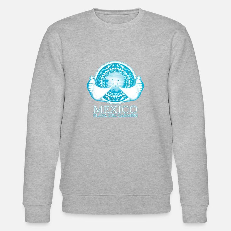 Mantarochen Playa del Carmen - Stanley/Stella Unisex Bio-Sweatshirt CHANGER - Grau meliert