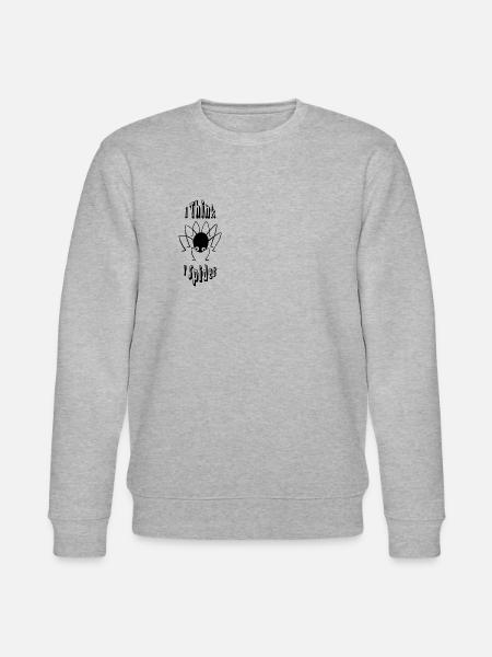 I Think I Spider - Stanley/Stella Unisex Bio-Sweatshirt CHANGER - Grau meliert