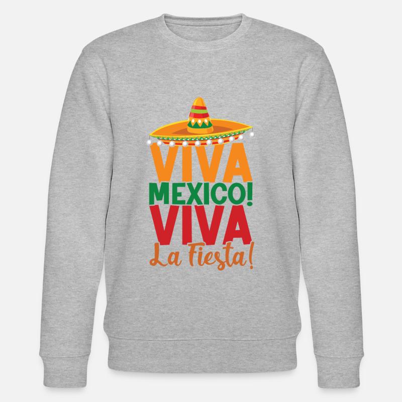 Cinco de Mayo -juhlat Cinco de Mayo Cinco de Mayo Le - Stanley/Stella CHANGER unisex luomu-collegepaita - harmaasävyinen