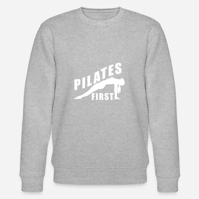 Pilates d'abord - Sweat bio CHANGER Stanley/Stella Unisexe - gris chiné