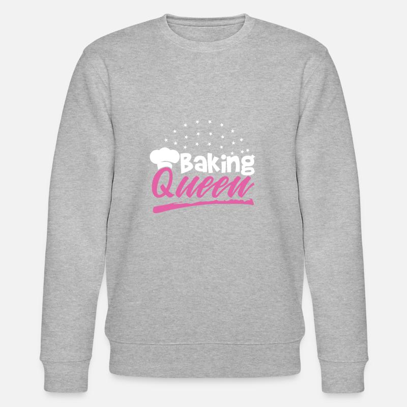 Baking Queen - Sweat bio CHANGER Stanley/Stella Unisexe - gris chiné