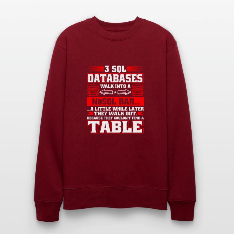 Database Administrator SQL Database Admin Stanley/Stella Unisex Bio-Sweatshirt CHANGER 