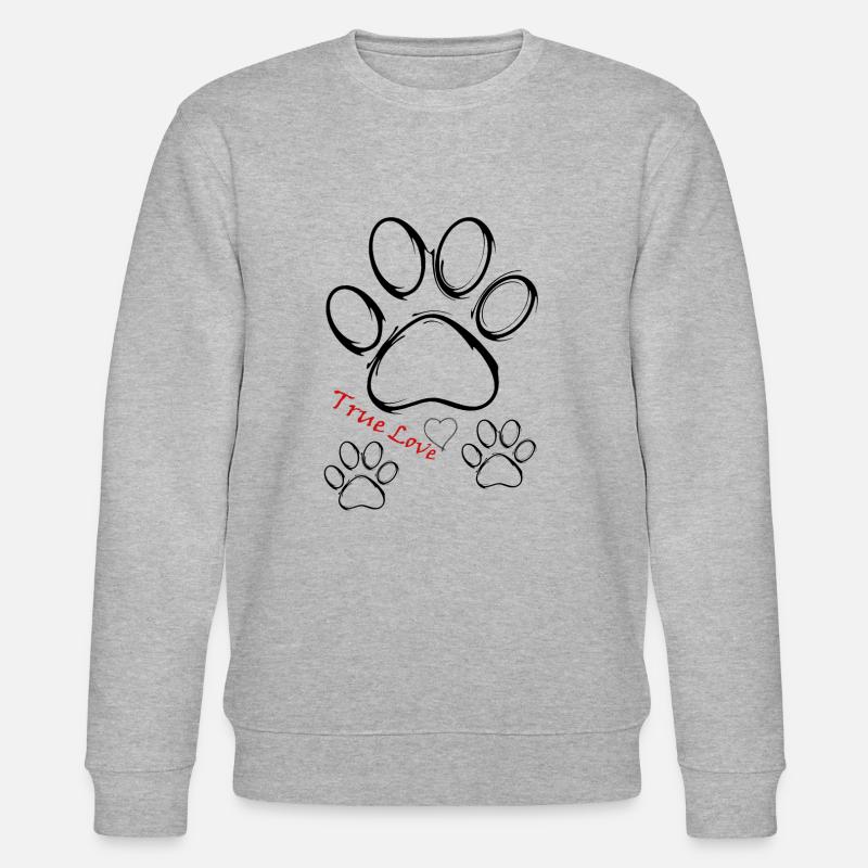 Paw Paw Dog Véritable amour - Sweat bio CHANGER Stanley/Stella Unisexe - gris chiné