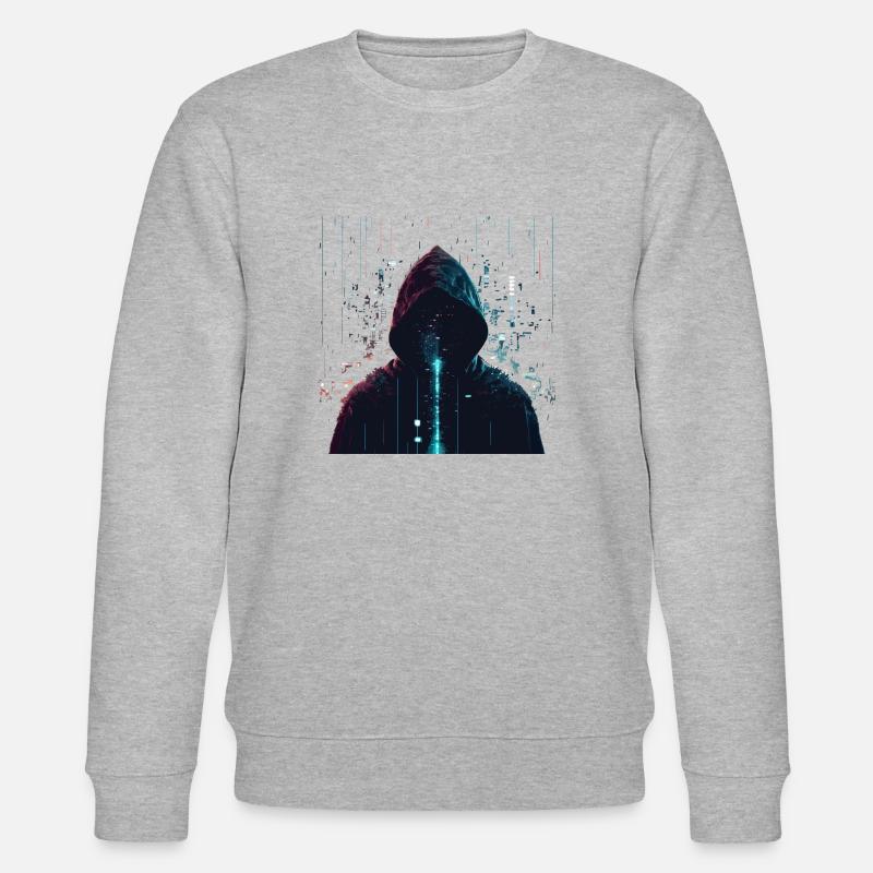 hacking - Stanley/Stella Unisex Bio-Sweatshirt CHANGER  - Grau meliert