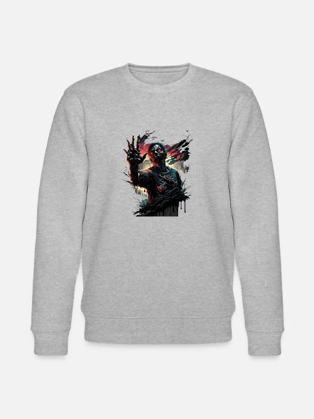 zombie - Stanley/Stella CHANGER Unisex Organic Sweatshirt - heather grey