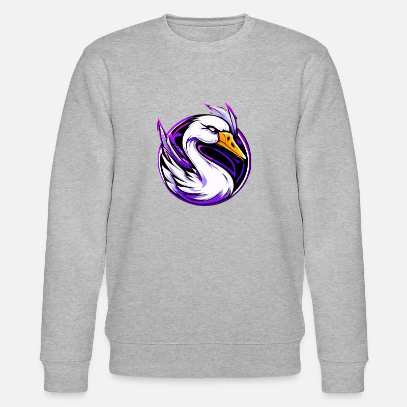 Cygne 2 - Sweat bio CHANGER Stanley/Stella Unisexe - gris chiné