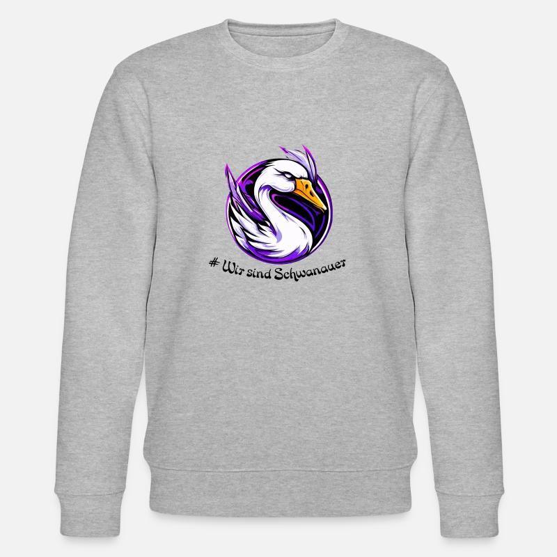 cygne Schwanau 2 - Sweat bio CHANGER Stanley/Stella Unisexe - gris chiné