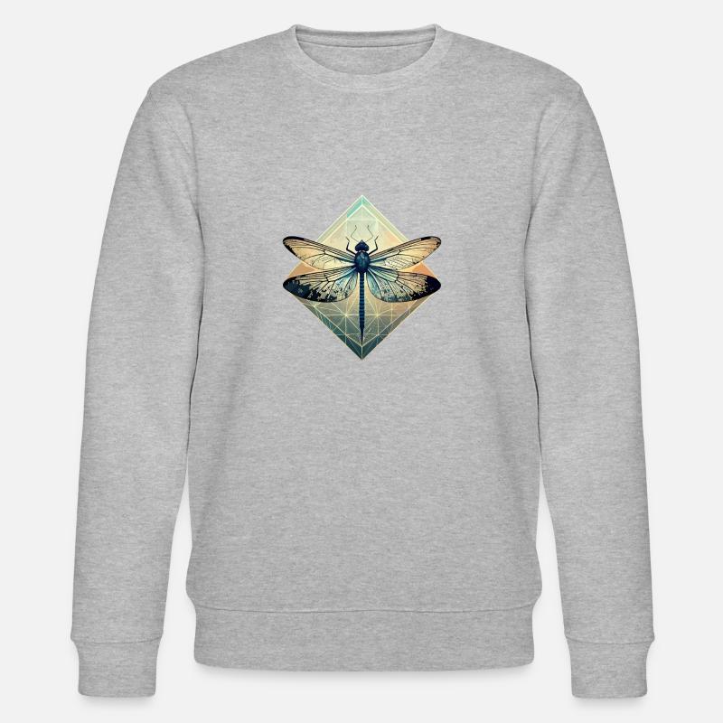 Libellule - Sweat bio CHANGER Stanley/Stella Unisexe - gris chiné