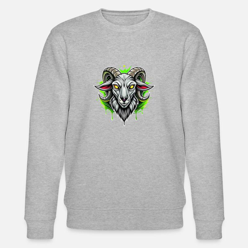 Ziege - Stanley/Stella Unisex Bio-Sweatshirt CHANGER  - Grau meliert