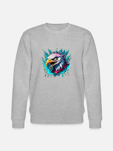 eagle - Stanley/Stella CHANGER Unisex Organic Sweatshirt - heather grey